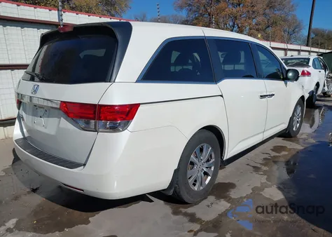 2016 Honda Odyssey Ex-L из США, поврежденный, VIN 5FNRL5H62GB115019